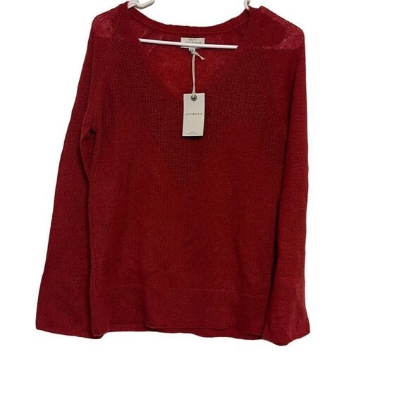 Lucky Brand Sweater NWT Size Small (S) Rust Color - Picture 1 of 5